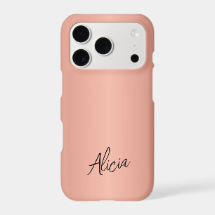 Girly rose gold name signature personalised