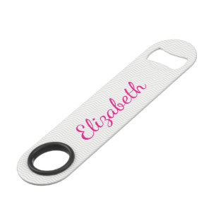 Girly Script Name with Classic Grey Chevron