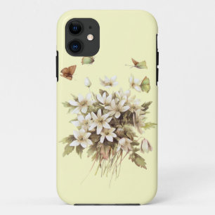 Girly shabby chic French Country floral wildflower iPhone 11 Case