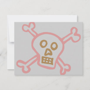 GIRLY SKULL AND CROSSBONES