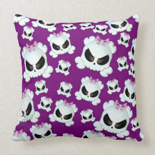 Girly Skullz Cushion