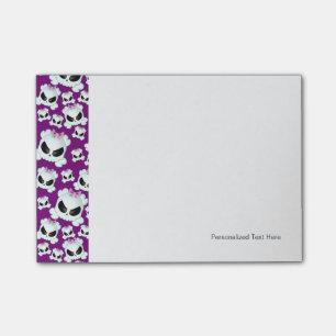 Girly Skullz Post-it Notes