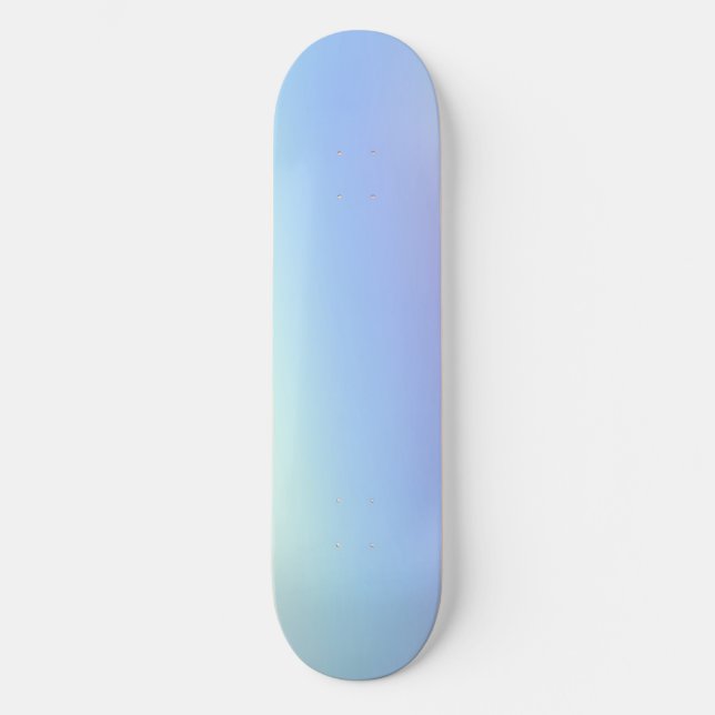 Girly Sky Blue Skateboard (Front)