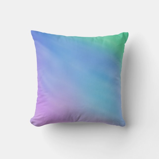 Girly Soft Rainbow Sky Cushion (Front)