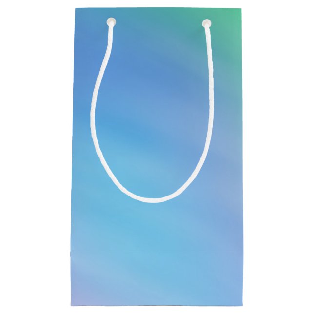 Girly Soft Rainbow Sky Small Gift Bag (Front)