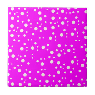 Girly Solid Pink Fuchsia Wall   Light Bright Pink Tile