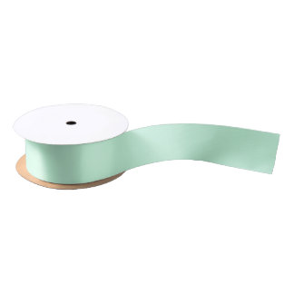 girly spring colour pastel seafoam green mint satin ribbon