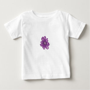 Girly Style, Light Eggplant, Bleached Cedar Baby T-Shirt