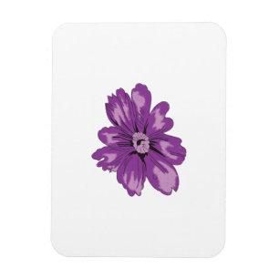 Girly Style, Light Eggplant, Bleached Cedar Magnet