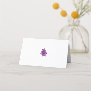 Girly Style, Light Eggplant, Bleached Cedar Place Card