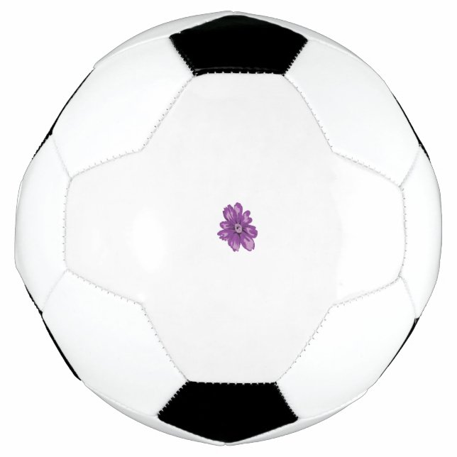 Girly Style, Light Eggplant, Bleached Cedar Soccer Ball (Front)