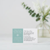 Girly Template Instructions Business Card (Standing Front)