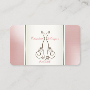 Girly Trendy Modern Elegant ,Dress Business Card