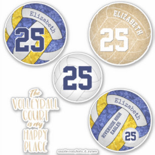 girly volleyball team colours plus variety set of