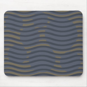 girly wavy geometry modern patterns mouse pad