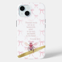 Girly White Pink Coquette Matrix Bible Pink Bee