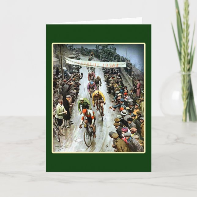 Giro 1912 Italy gifts for cyclists Card (Front)