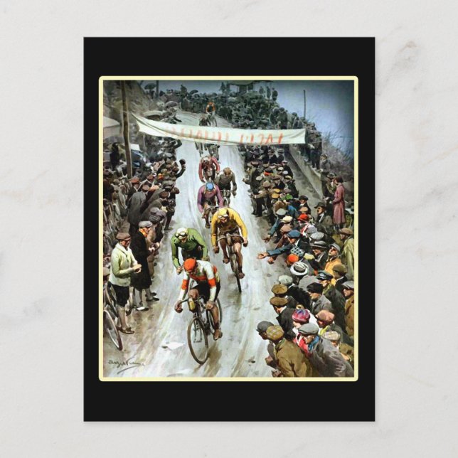 Giro 1912 Italy gifts for cyclists Postcard (Front)