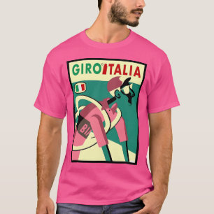 Giro D Italia Abstract Whimsical Bicycle Racing P T-Shirt