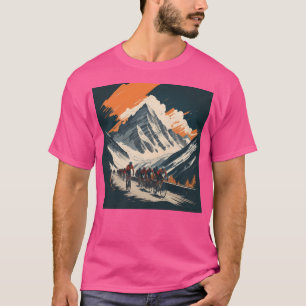 Giro D' Italia Retro Passo Dello Stelvio Cycling T-Shirt