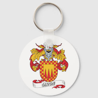 Giron Family Crest Key Ring