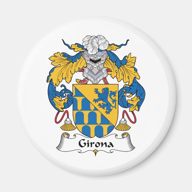 Girona Family Crest Magnet (Front)
