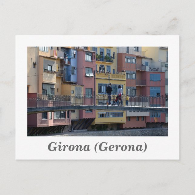 Girona (Gerona) Postcard (Front)