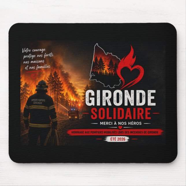 Gironde Heroes Mouse Pad (Front)