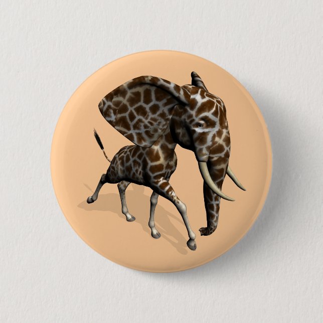Girphant Or Eleffe 6 Cm Round Badge (Front)