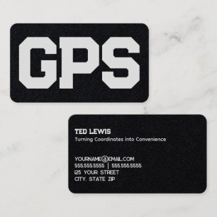 GIS GPS Services Premium Business Card