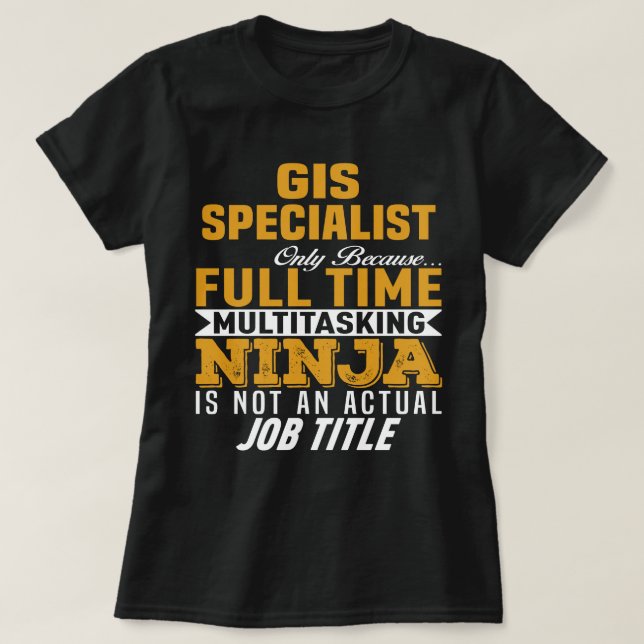 GIS Specialist T-Shirt (Design Front)