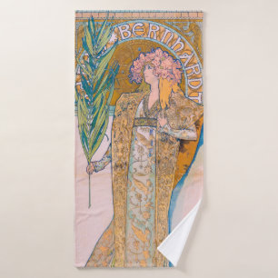 Gismonda, Sarah Bernhardt, Mucha Bath Towel