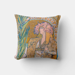 Gismonda, Sarah Bernhardt, Mucha Cushion