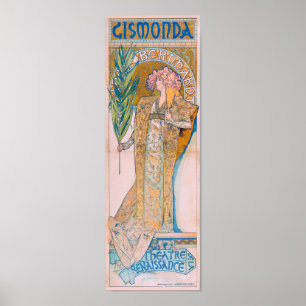 Gismonda, Sarah Bernhardt, Mucha Poster