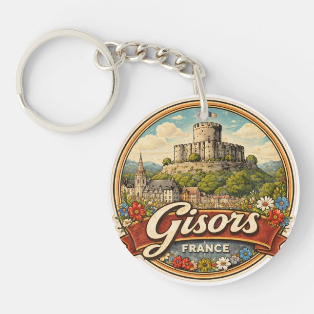 Gisors France Key Ring (Front)