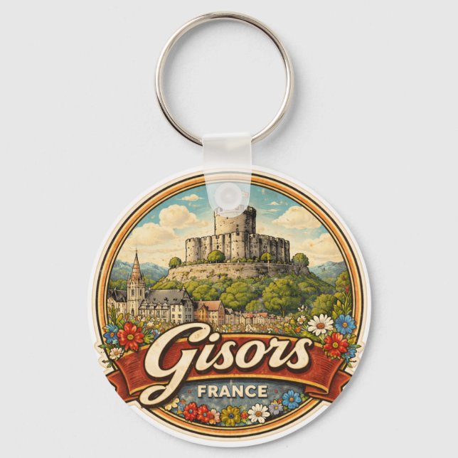 Gisors France Key Ring (Front)