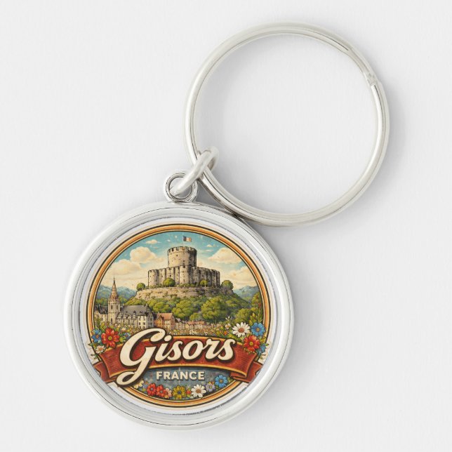 Gisors France Key Ring (Front)