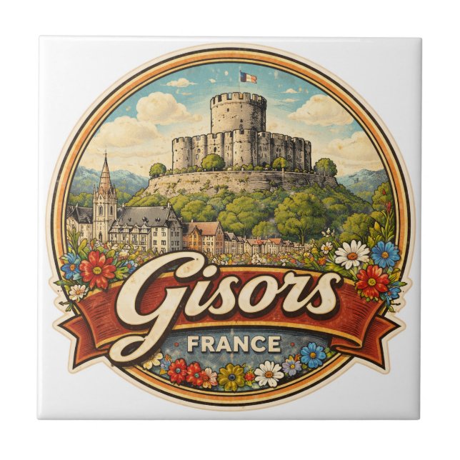 Gisors France Tile (Front)