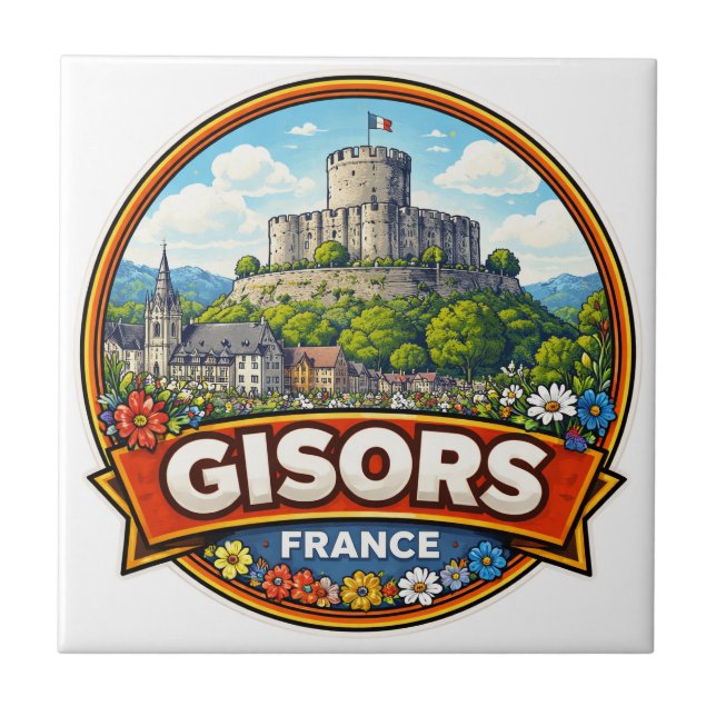 Gisors France  Tile (Front)