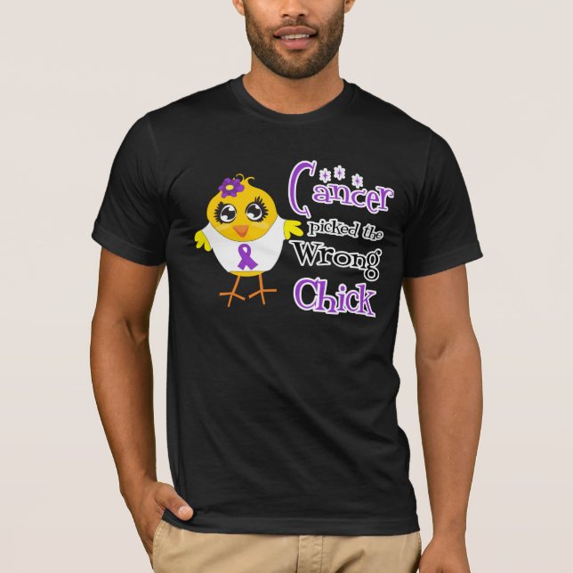 GIST Cancer Picked The Wrong Chick T-Shirt (Front)