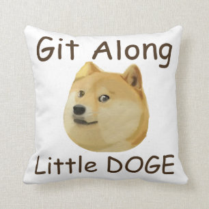 Git Along Little DOGE Cushion