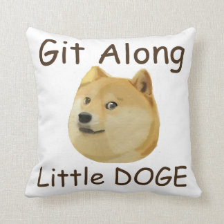 Git Along Little DOGE Cushion