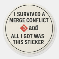 Git Victim Support Group Sticker