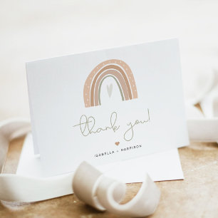 GITA Pastel Rainbow Thank You Card