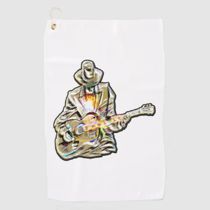 Gitarren Blues Mann - Feel it   Golf Towel