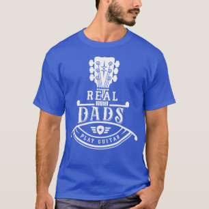 GItarrist Musician Real Dads Play Guitar Neck Long T-Shirt