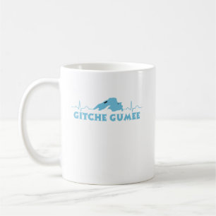 Gitche Gumee (Lake Superior) Heartbeat Coffee Mug