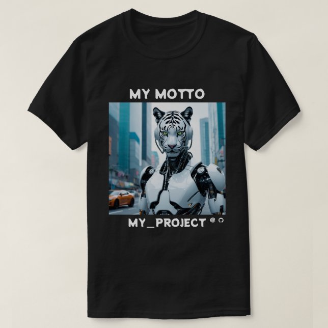 GitHub project template T-Shirt (Design Front)