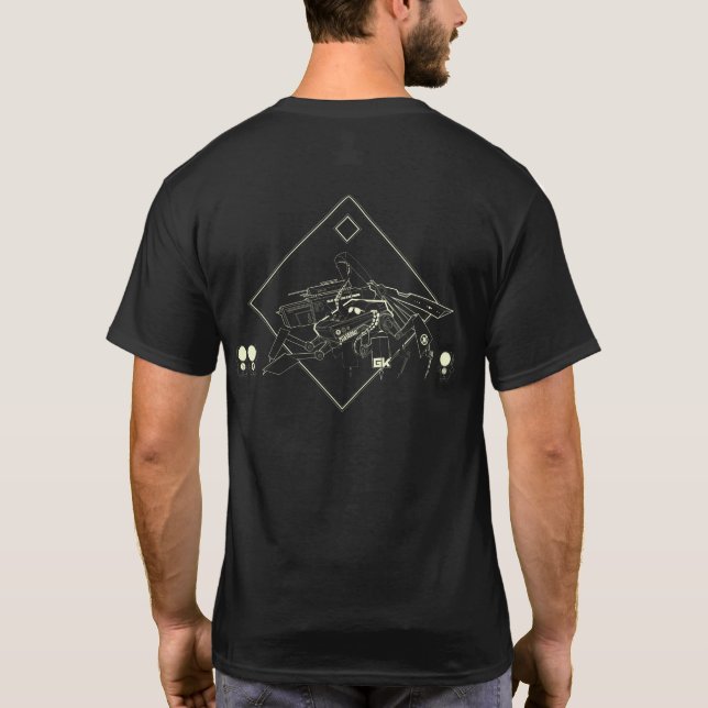 GitKon Futuristic Kraken T-Shirt (Back)