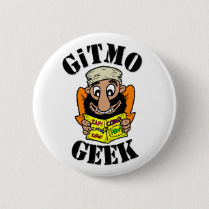 GiTMO GEEK 6 Cm Round Badge
